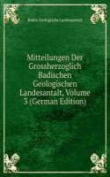 Mitteilungen Der Grossherzoglich Badischen Geologischen Landesantalt, Volume 3 (German Edition)