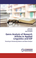 Genre Analysis of Research Articles in Applied Linguistics and ESP