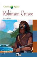 Green Apple: Robinson Crusoe + audio CD/CD-ROM