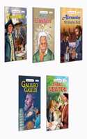 Albert Einstein, Alexander Graham Bell, Galileo Galilei, Issac Newton and James Watt (Great Scientists) : Inspiring Scientists Stories, Educational Storybook for Kids | Combo of 5 Books