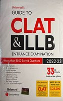 Universal'S Guide To Clat & Llb Entrance Examination - 33/Edition, 2022-23