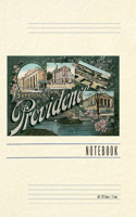 Vintage Lined Notebook Greetings from Providence