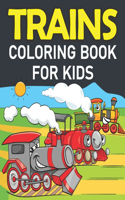 Trains Coloring Book for Kids
