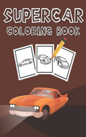 Supercar Coloring Book