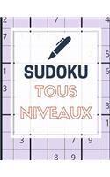 Sudoku Tous Niveaux: Amusez-vous quelque soit votre niveau - 150 pages - Grilles avec solutions - Facile, Intermédiaire, Expert - Adultes et enfants - Gros caractères