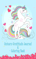 Unicorn Gratitude Journal & Coloring Book