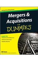 Mergers and Acquisitions For Dummies
