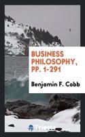 Business Philosophy, Pp. 1-291
