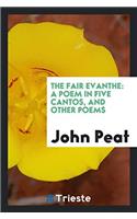 THE FAIR EVANTHE: A POEM IN FIVE CANTOS,