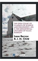 The Geometrical Lectures of Isaac Barrow