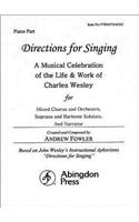 Directions for Singing - Piano
