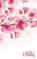 Notes: Beautiful cherry blossom notebook for use as a diary or journal for women and teenage girls