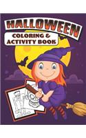 Halloween Coloring & Activity Book