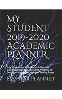 MY STUDENT 2019-2020 Academic PLANNER