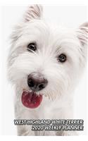 West Highland White Terrier 2020 Weekly Planner: Westie - Poltalloch Terrier - Roseneath Terrier - 12 Months - 107 pages 6 x 9 in. - Planner with Journal - Diary - Organizer - Agenda - Appointment 