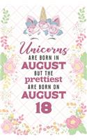 Unicorns Are Born In August But The Prettiest Are Born On August 18