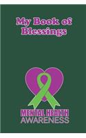 My Book of Blessings - Gratitude Journal - Mental Health Awareness