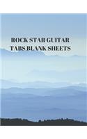 Rock Star Guitar Tabs Blank Sheets