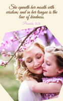 Mother's Day Bulletin: Mother's Day Blossom (Package of 100): Proverbs 31:26 (Kjv)