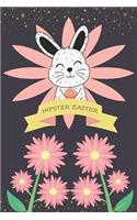 Hipster Easter: A Funny Gift for Easter: Cute Bunny Notebook Journal Diary