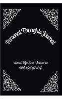 Personal Thoughts Journal