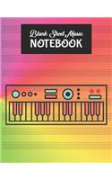 Blank Sheet Music Notebook