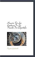 Memoire Sir Les Crustaces de La Famille Des Cloportides