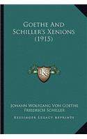 Goethe And Schiller's Xenions (1915)