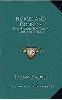 Horses And Donkeys