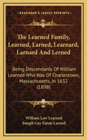 The Learned Family, Learned, Larned, Learnard, Larnard And Lerned