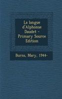 La langue d'Alphonse Daudet