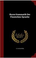 Kurze Grammatik Der Finnischen Sprache