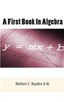 First Book In Algebra