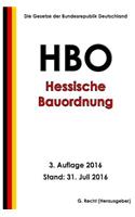 Hessische Bauordnung (HBO), 3. Auflage 2016