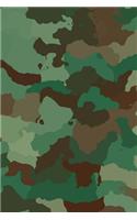 Camo Pattern Journal Camouflage - Can You See It?: 150 page lined notebook/diary