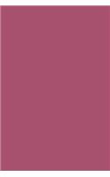 Journal China Rose Color Simple Plain China Rose: (Notebook, Diary, Blank Book)(Monochromatic Full Color Journals Notebooks Diaries)
