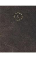 Monogram "9" Grid Sketchbook: (35 Monogram Aged 150 Grid-Sketch)