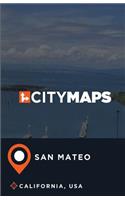 City Maps San Mateo California, USA