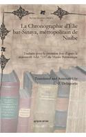 La Chronographie d'Elie bar-Sinaya, metropolitain de Nisibe