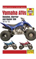 Yamaha Atvs Banshee, Warrior and Raptor 350 '87 to '10: 1987 to 2010