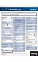 ICD-10-CM 2018 Snapshot Coding Card: Psychiatry