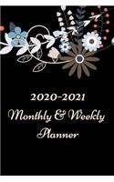 2020-2021 Monthly & Weekly Planner