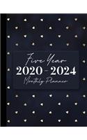 2020-2024 Five Year Monthly Planner
