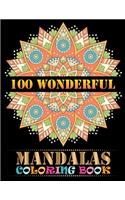 100 Wonderful Mandalas Coloring Book