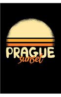 Prague Sunset: KALENDER / NOTIZBUCH Für Schulanfänger, Studenten, Schüler, Backpacker, Reisende, Traveler A5 (6x9 inch) 120 Seiten liniert! I Monatsplaner I Journa