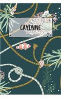 Cayenne: Ruled Travel Diary Notebook or Journey Journal - Lined Trip Pocketbook for Men and Women with Lines
