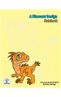 A dinosaur Design Notebook: Notebook size 8.5x11 in. for kids boys&girl who like dinosaur to handwriting and Have dinosaur pic on background.(8 Dinosaur Notebook)