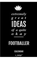 Calendar for Football Players / Footballer