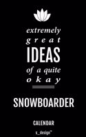 Calendar for Snowboarders / Snowboarder