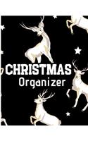 CHRISTMAS Organizer: Flexible easy wipe-clean matte cover perfectly sized 8X10 inches, 100 pages with beautiful layouts with inspirational quotes (quotations).